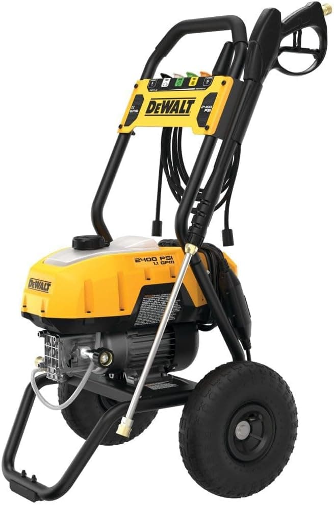 DeWalt DWPW2400 2400 PSI Electric Cold-Water Pressure Washer - Best Premium Electric Alternative Home Appliances