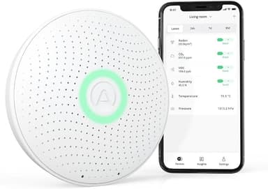 Airthings Wave Plus Smart Radon Detector