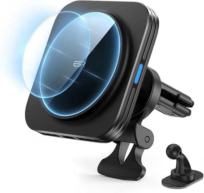 ESR HaloLock Qi2 Magnetic Wireless Car Charger - Best Value MagSafe Charger Automotive Products
