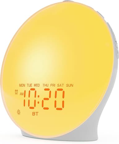 JALL Wake-Up Light Sunrise Alarm Clock