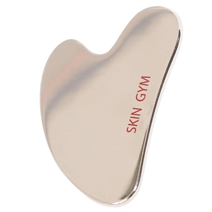 SKIN GYM Cryo Stainless Steel Sculpty Heart Gua Sha - Best Cooling Effect Beauty and Personal Care