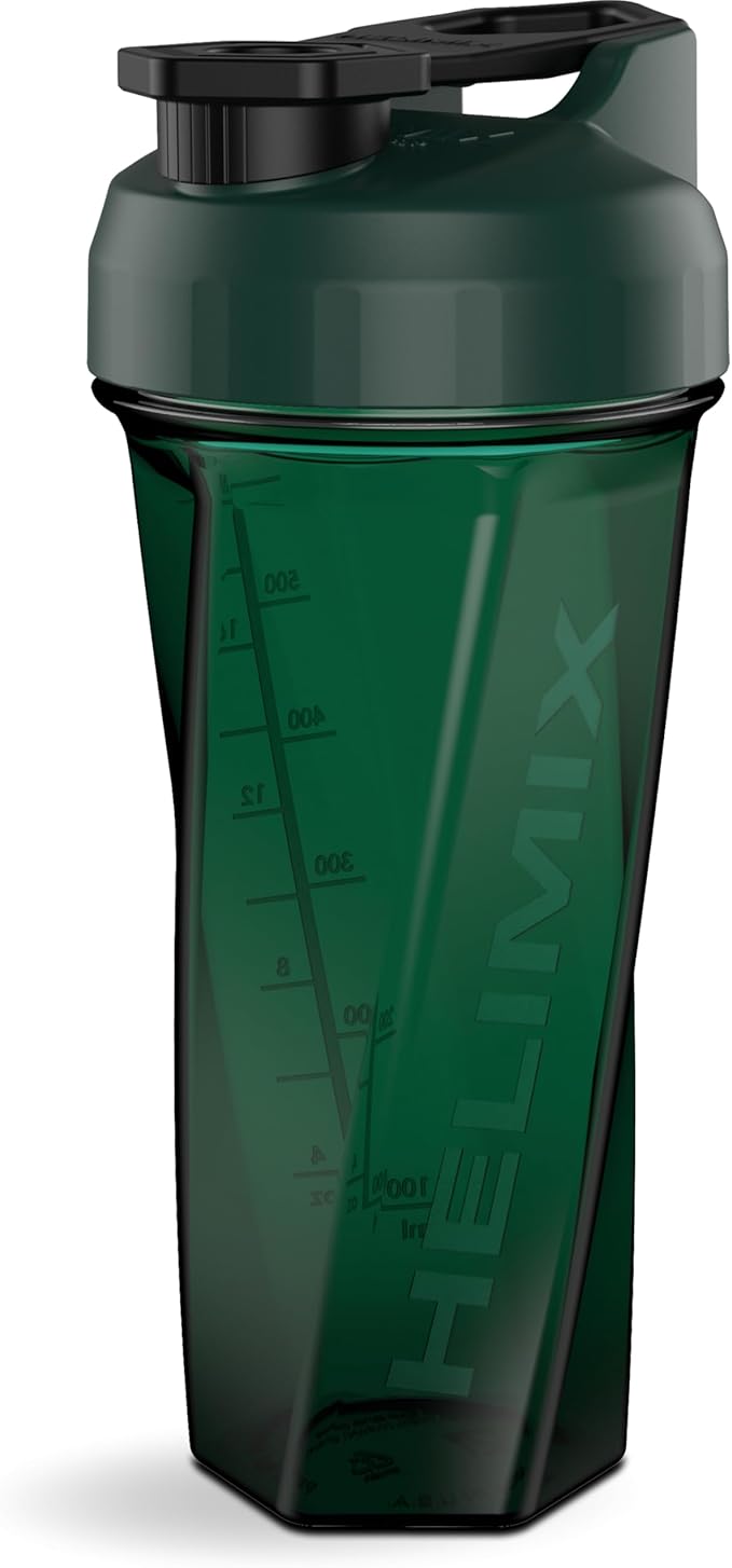HELIMIX 2.0 Vortex Blender Shaker Bottle - Best Innovative No-Ball Design Health and Fitness