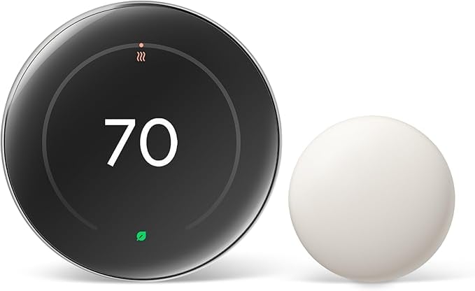 Google Nest Learning Thermostat (4th Gen) - Best Smart Thermostat Design Electronics and Gadgets