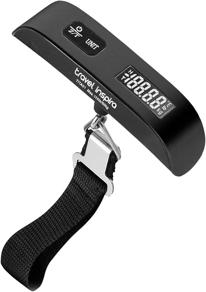 Travel Inspira Digital Luggage Scale - Best Overall Luggage Scale Travel Gear