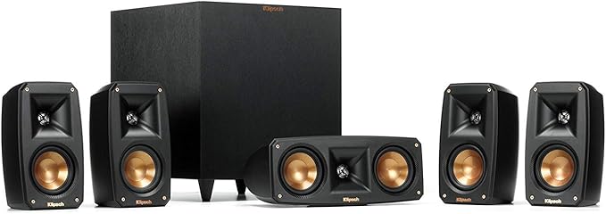 Klipsch Reference Theater Pack 5.1 System - Best Starter Home Theater Kit Electronics and Gadgets