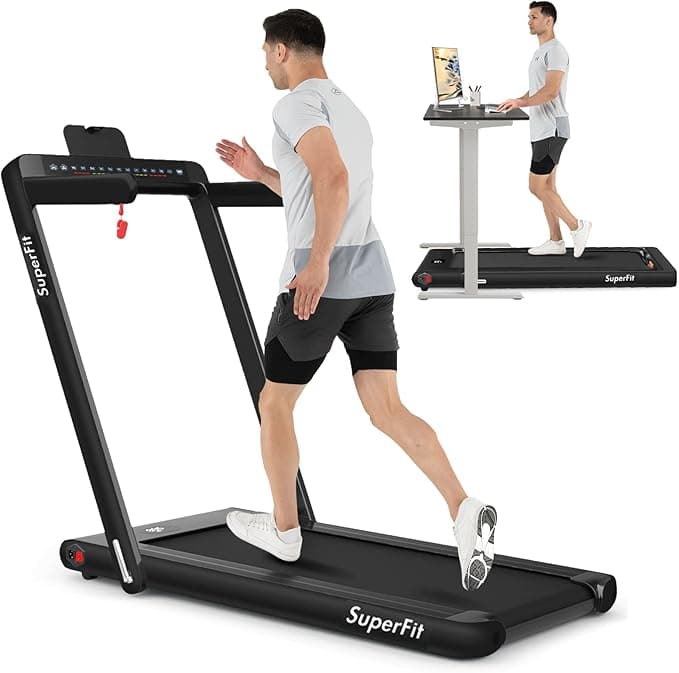 GoPlus 2-in-1 Folding Treadmill - Best Overall Value and Dual-Use Health and Fitness