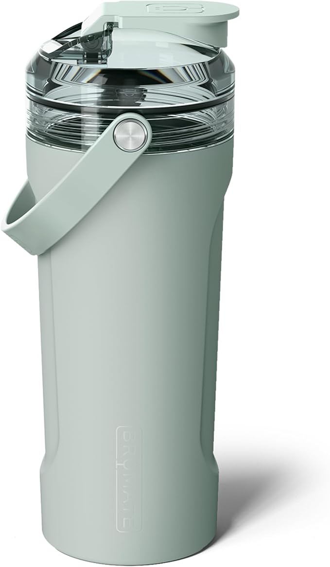 BrüMate Multishaker Blender Bottle - Best Insulated Stainless Steel Shaker Health and Fitness