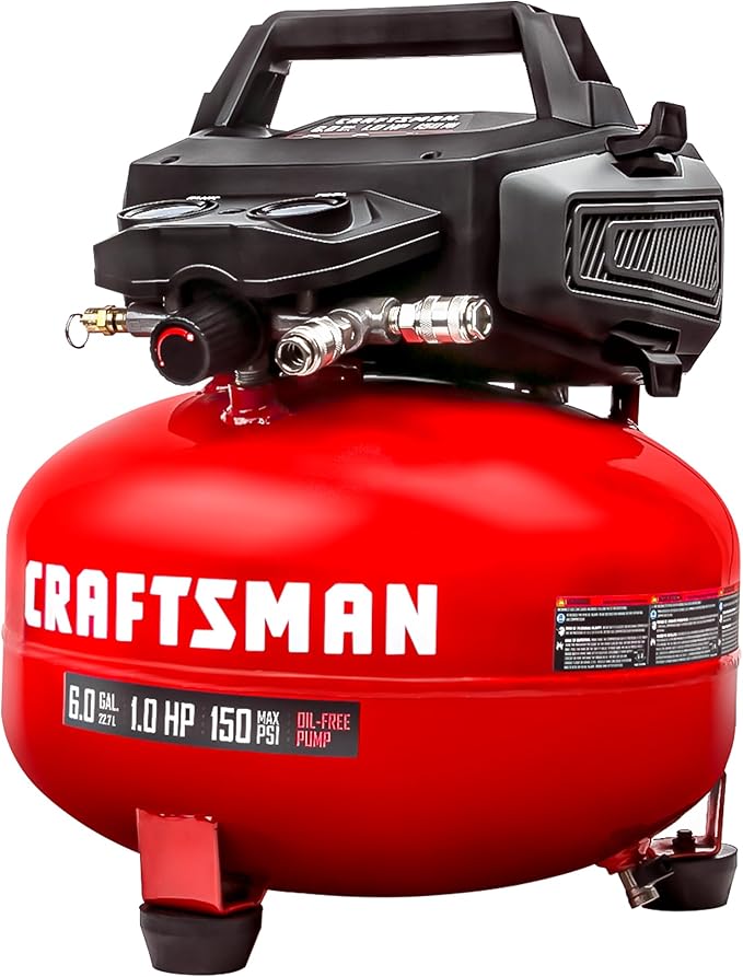 Craftsman Six-Gallon Pancake Air Compressor - Best Value Pancake Compressor Automotive Products