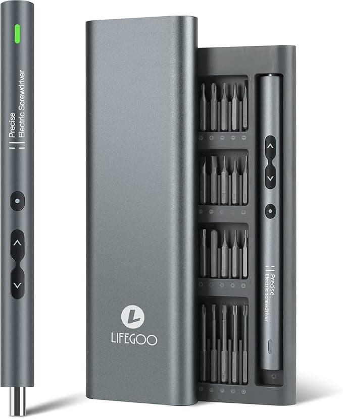 Lifegoo Mini Electric Screwdriver - Best Compact Precision Screwdriver Home Appliances