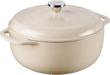 Lodge 6 Quart Enameled Cast Iron Dutch Oven