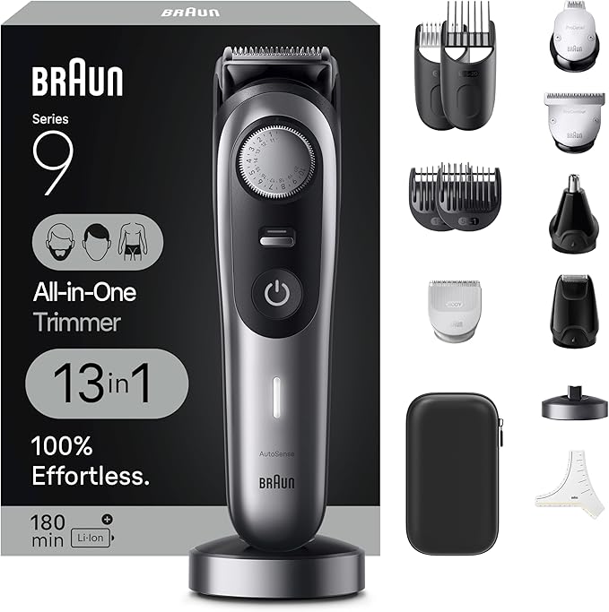 Braun All-in-One Series 9 Style Kit - Best Premium & Most Precise Adjustment Beauty and Personal Care