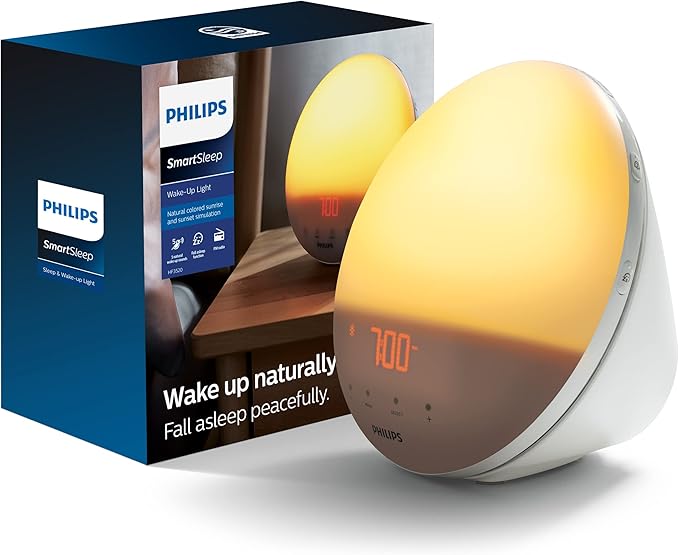 Philips SmartSleep Wake-Up Light HF3520 - Best Overall Sunrise Alarm Clock Home Appliances