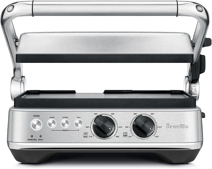 Breville Sear & Press Grill - Best Overall Sandwich Maker Home Appliances