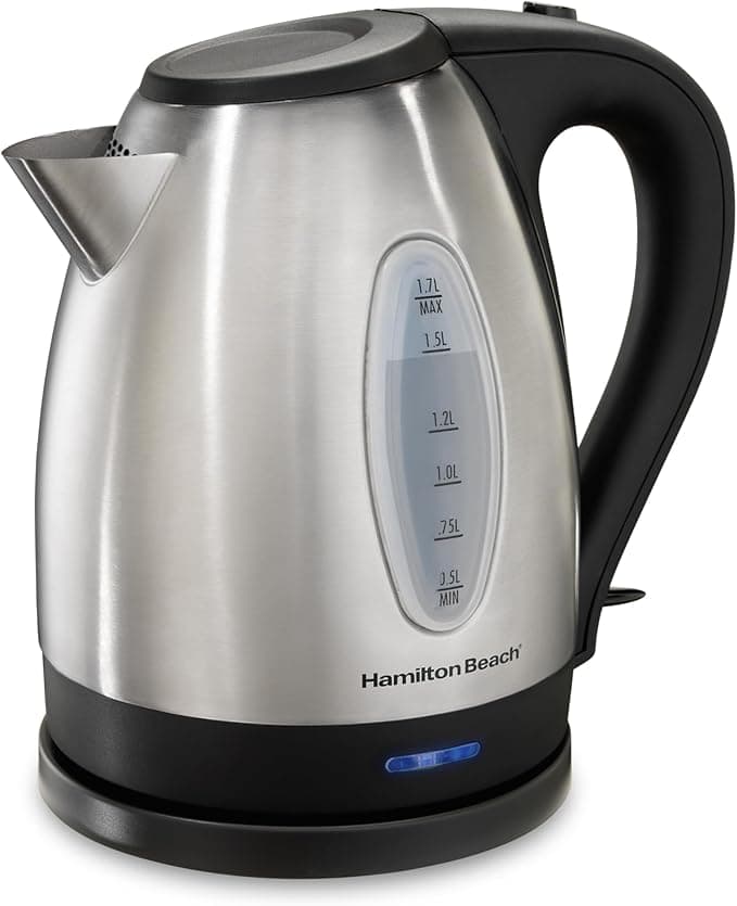 Hamilton Beach 40880 Stainless Steel 1.7 Liter Kettle