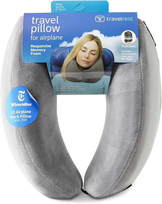TRAVELREST Nest Neck Support Pillow - Best Overall for Most Travelers Travel Gear