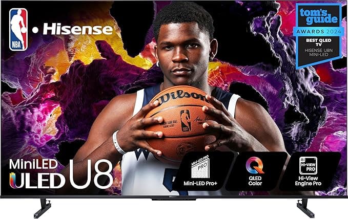 Hisense U8N Series Mini-LED TV - Best Value High-Performance Mini-LED TV Electronics and Gadgets